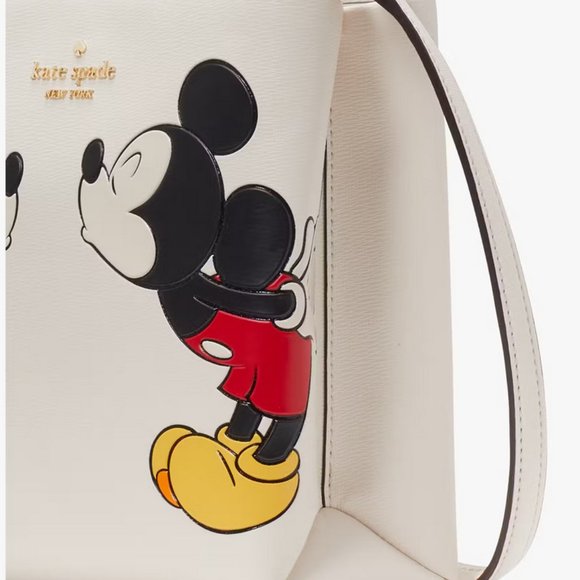 Kate Spade New York X Disney Minnie Mini Tote Crossbody - Minnie & Mickey Mouse - Picture 6 of 6